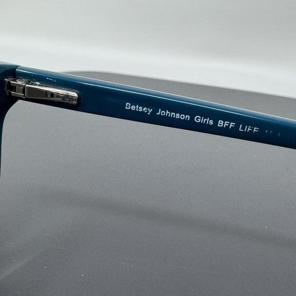 Betsey Johnson Eyeglasses Girls Bff Life 49-16-130 Teal Pink Eyeglasses Frame - Picture 8 of 11